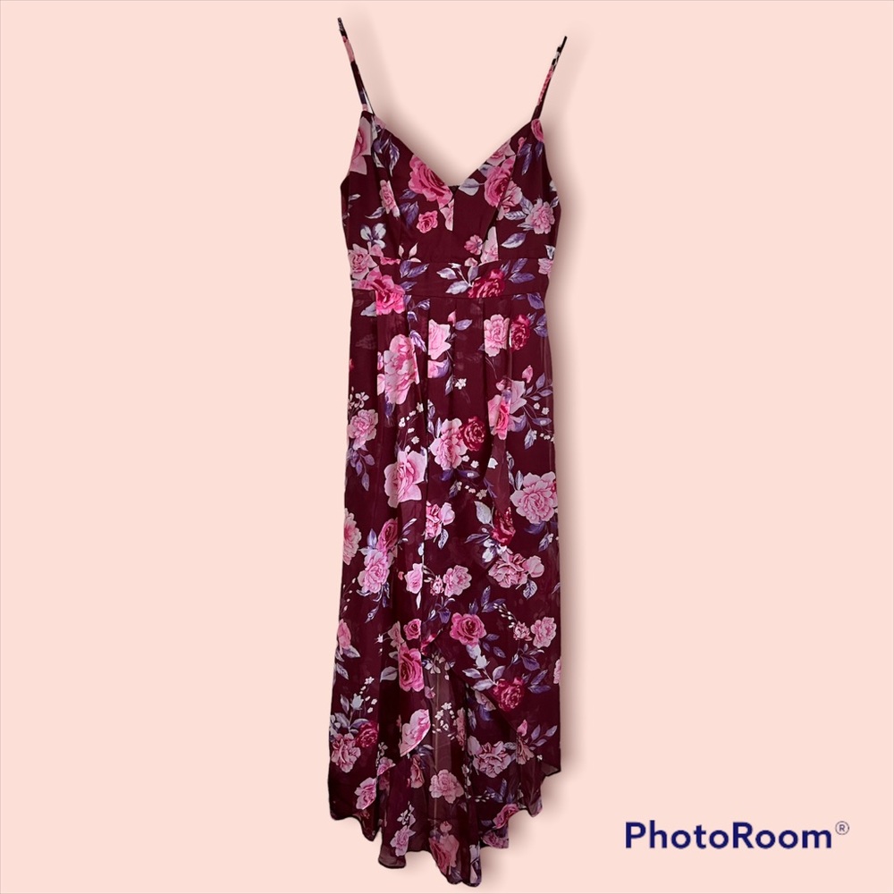 Floral long Dress Size 7
